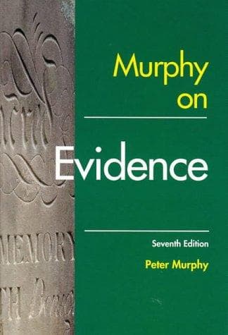 Tapa de Murphy on Evidence (Practical Approach to)