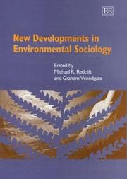 Tapa de New developments in environmental sociology