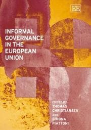Tapa de Informal governance in the European union