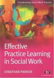 Tapa de Effective practice learning in social work
