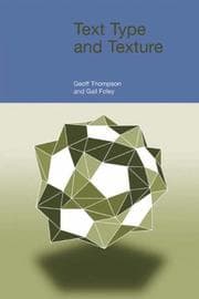 Tapa de Text Type and Texture (Functional Linguistics)