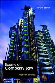 Tapa de Bourne on Company Law