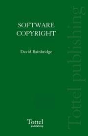 Tapa de Software Copyright Law