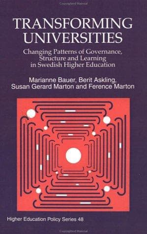 Tapa de Transforming Universities