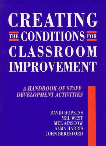 Tapa de Creating the conditions for classroom improvement