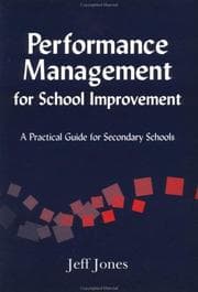 Tapa de Performance Management for School Improvement