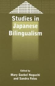 Tapa de Studies in Japanese bilingualism