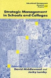 Tapa de Strategic Management in Schools and Colleges