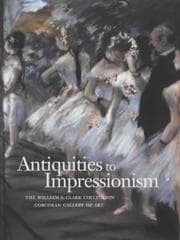 Tapa de Antiquities to Impressionism