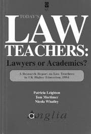 Tapa de Today's law teachers