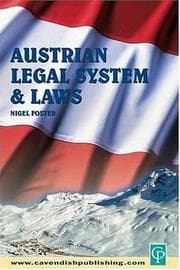 Tapa de Austrian legal system & laws