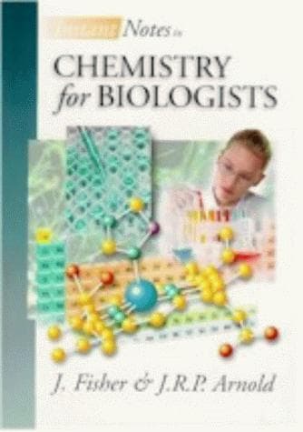 Tapa de Instant Notes in Chemistry for Biologists (Instant Notes S.)