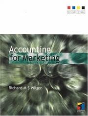 Tapa de Accounting for Marketing (Advanced Management Accounting & Finance)
