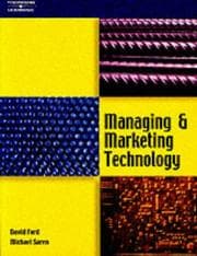 Tapa de Managing and Marketing Technology