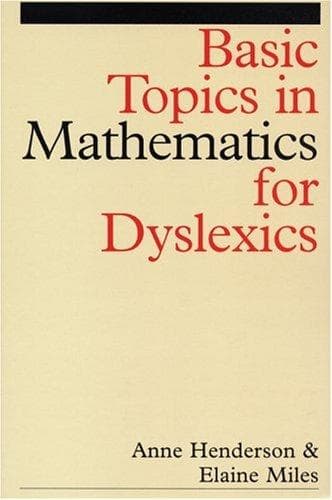 Tapa de Basic topics in mathematics for dyslexics