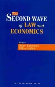 Tapa de Second Wave of Law and Economics