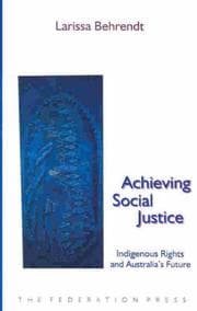 Tapa de Achieving social justice