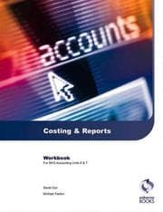 Tapa de Costing and Reports Workbook (AAT/NVQ Accounting)