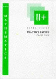 Tapa de 11+ Mathematics (Alpha)