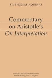 Tapa de Commentary on Aristotle's On Interpretation