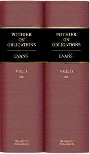 Tapa de A treatise on the law of obligations, or contracts