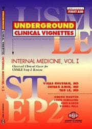 Tapa de Underground Clinical Vignettes: Internal Medicine, Volume 1