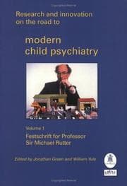 Tapa de Research and Innovation on the Road to Modern Child Psychiatry Vol. 1