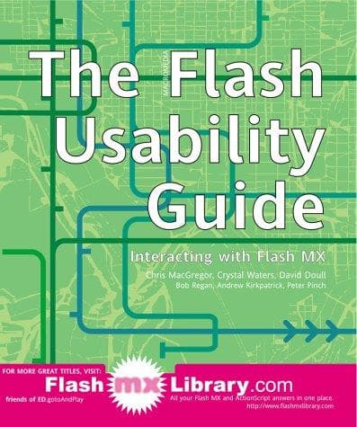 Tapa de The Flash usability guide : interacting with Flash MX