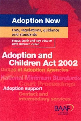 Tapa de Adoption Now