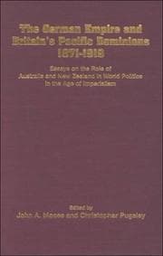 Tapa de The German empire and Britain's Pacific dominions, 1871-1919