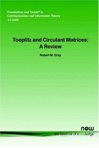 Tapa de Toeplitz and Circulant Matrices