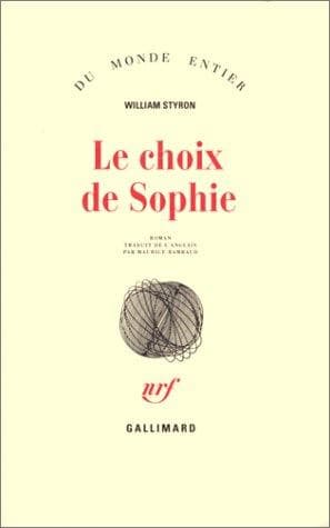 Tapa de Le choix de Sophie