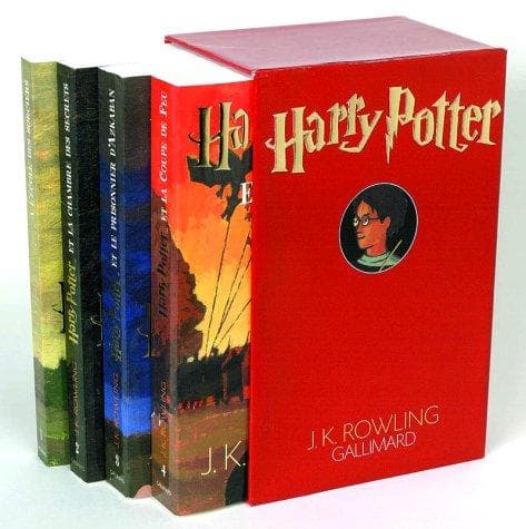 Tapa de Harry Potter, coffret 4 volumes
