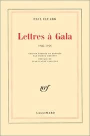 Tapa de Lettres à Gala, 1924-1948