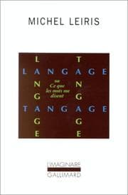 Tapa de Langage tangage, ou, Ce que les mots me disent