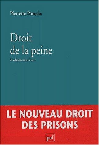Tapa de Droit de la peine