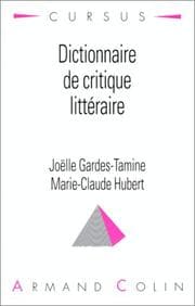 Tapa de Dictionnaire de critique littéraire