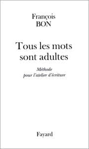 Tapa de Tous les mots sont adultes