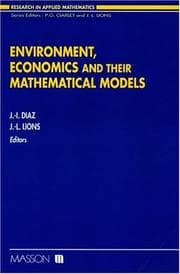 Tapa de Environment, economics, and their mathematical models