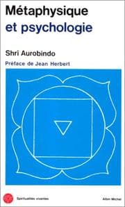 Tapa de Metaphysique et Psychologie