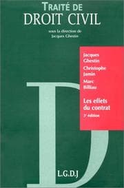 Tapa de Les effets du contrat