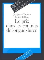 Tapa de Le prix dans les contrats de longue durée