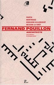 Tapa de Fernand pouillon, architecte. montrouge, pantin, meudon, boulogne