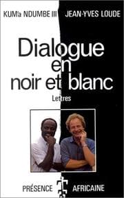 Tapa de Dialogue en noir et blanc