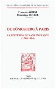 Tapa de De Königsberg a Paris