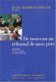 Tapa de De nouveau au tribunal de mon père