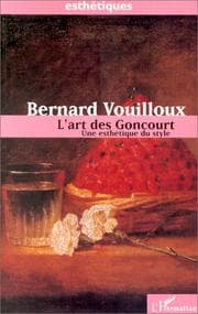 Tapa de L' art des Goncourt