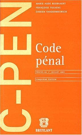 Tapa de Code pénal