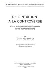 Tapa de De l'intuition à la controverse