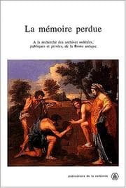 Tapa de La mémoire perdue
